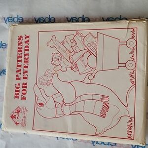 Wendy's Bookworks Big Patterns for Everyday 1987 Vintage